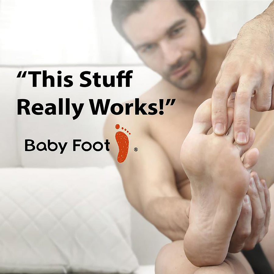 Baby Foot Exfoliation Peel for Men - Mint Scented